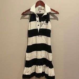 Vintage Rugby Ralph Lauren Striped Dress. Size Small